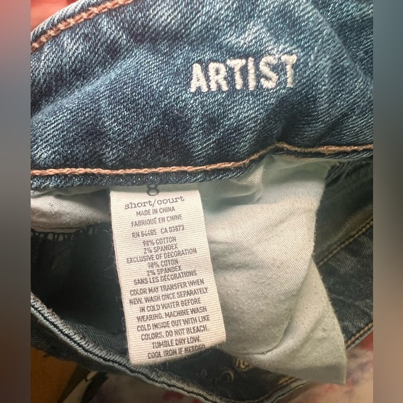 American Eagle Artist Jeans Short Size 8 Women’s - Picture 6 of 6